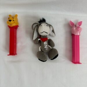 PEZ Winnie the Pooh, Piglet and Eeyore (keychain)